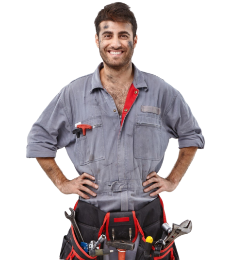 buoyant-successful-handyman-posing-against-white-wall
